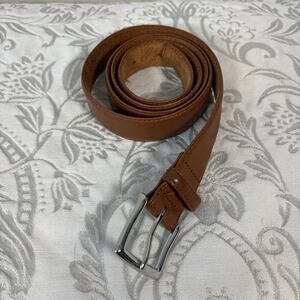 J CREW Leather Belt Men's Saddle Tan Sz36 Granola Cowboy Rustic Western Southern